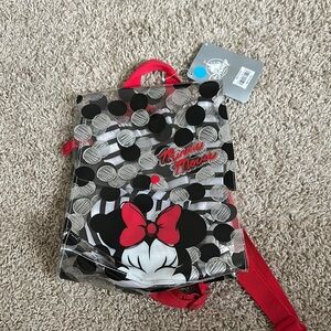 Disney Minnie Mouse Polka Dot Backpack - Black and Red